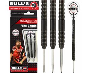 Bulls - Mensur Suljovic Black Edition Darts - Steel Tip - 90% Tungsten - 21g 23g 25g