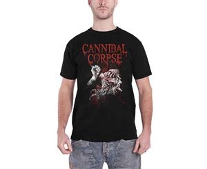 Cannibal Corpse T Shirt Stabhead 2 Band Logo Official Mens - Black