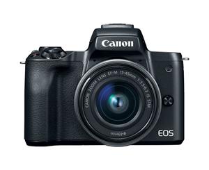 Canon EOS M50 Mirrorless Digital Camera with EF-M 15-45mm camera Kit - Black