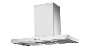 Chef 900mm Box Style Canopy Rangehood with Push Button Control