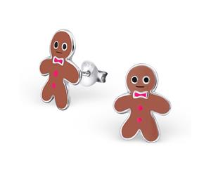 Children's Gingerbread Man Earrings