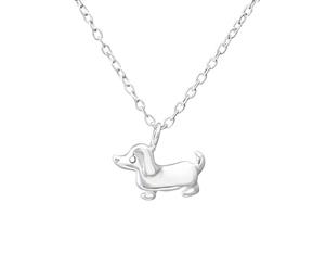 Children's Sterling Silver Dog Necklace