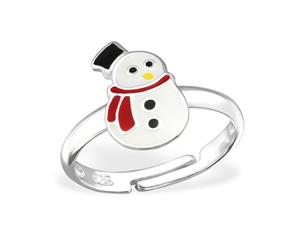 Children's Sterling Silver Snowman Ring