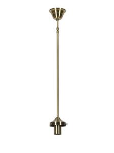 Chrysler 1 Light Adjustable Rod Only in Antique Brass