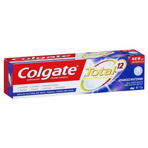 Colgate Total Advanced Whitening Antibacterial Fluoride Toothpaste 115g