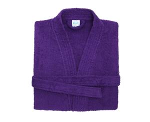 Comfy Unisex Co Bath Robe / Loungewear (Purple) - RW2637