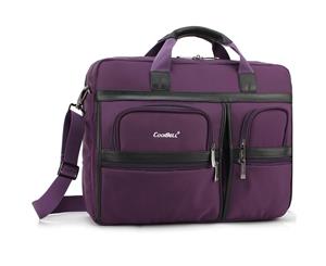 CoolBELL Unisex 17.3 Inch Laptop Bag Briefcase-Purple