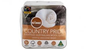 Country Pride Light Loft Wool Single Quilt