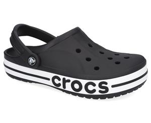 Crocs Unisex Bayaband Clog Sandals - Black/White
