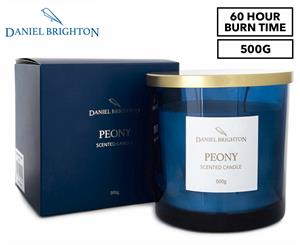 Daniel Brighton Scented Soy Candle 500g - Peony