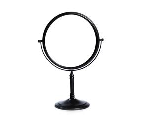 Dolphy Black 5X Magnification Tabletop Shaving & Makeup Vanity Mirror - 8 Inch