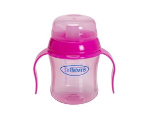 Dr Brown's 180ml Training Cup Soft Spout Pink