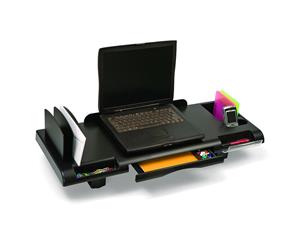Esselte Computer Monitor/Screen Riser PC/Laptop/Mac 81cm Desk Stand w/Drawer BLK