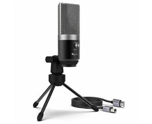 Fifine Technology Wired USB Condenser Cardioid/Uni-directional Record Microphone