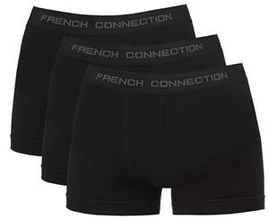 French Connection Men's Boxer Shorts 3-Pack - Black