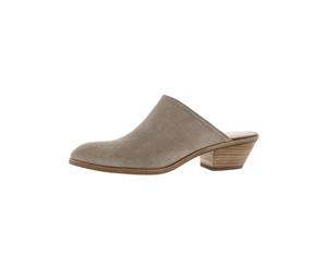 G.H. Bass & Co. Womens Nikki Leather Stacked Heel Mules