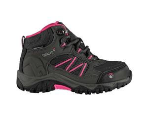 Gelert Kids Horizon Mid Waterproof Infants Walking Boots - Charcoal/Pink