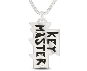 Ghostbusters Pendant Necklace For Men In Sterling Silver Design by BIXLER - Sterling Silver