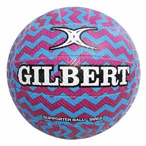 Gilbert Glam Zig Zag Netball Pink / Yellow 5