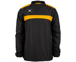 Gilbert Rugby Boys Photon Water Repellent Polyester Sweater - Black/ Gold