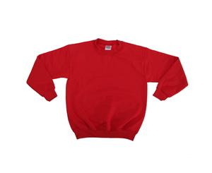Gildan Childrens Unisex Heavy Blend Crewneck Sweatshirt (Red) - BC464
