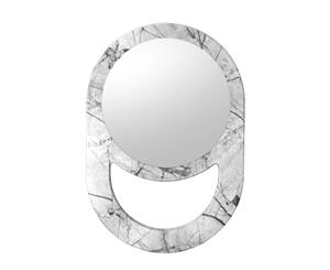 Glammar Unbreakable Salon Mirror White Marble