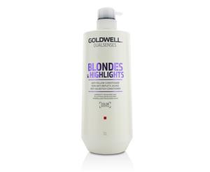 Goldwell Dual Senses Blondes & Highlights AntiYellow Conditioner (Luminosity For Blonde Hair) 1000ml/33.8oz