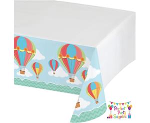 Hot Air Balloon Up Up and Away Table Cover