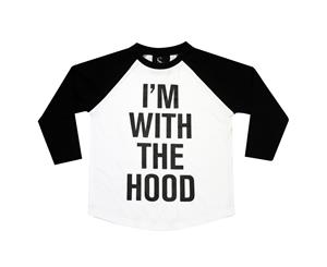 I'm With With The Hood Kids Long Sleeve Shirt