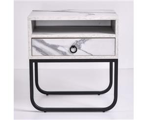 Innis Bedside Table (Marble)