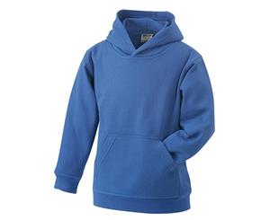 James And Nicholson Childrens/Kids Hooded Sweatshirt (Royal Blue) - FU485