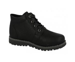 Jcdees Boys Trendy Lace Up Ankle Boots (Black) - KM648