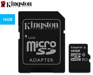 Kingston 16GB Class 10 Canvas Select Micro SDHC Card w/ Adapter