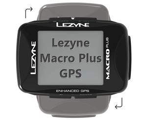 Lezyne Macro Plus GPS Bicycle Computer Black