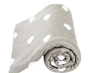Lil Fraser Collection Stretch Cotton Baby Wraps Jessie - Grey & White Raindrops - Jessie - Grey & White Raindrops