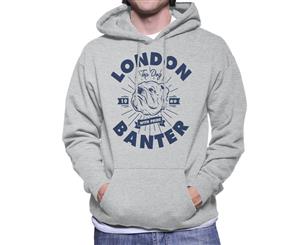 London Banter Bulldog Pride Men's Hooded Sweatshirt - Heather Grey