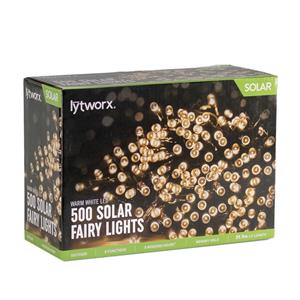 Lytworx 500 Warm White LED Solar Party Lights