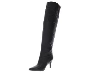 MICHAEL Michael Kors Womens Leather Pointed Toe Over-The-Knee Boots