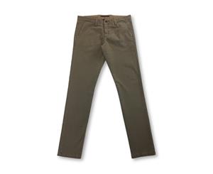 Men's Massimo Rebecchi Chinos In Light Brown Honeycomb Pattern