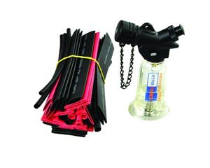 Micro Gas Torch with 40 Piece Heat Shrink Kit