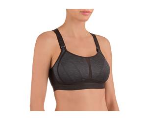 Move by Conturelle 803820 Power Motion Padded Non-Wired High Impact Sports Bra - Anthracite Grey Melange