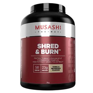 Musashi Shred And Burn Vanilla 2kg