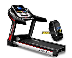 NORFLEX Treadmill 450mm Belt Auto Incline Gym Exercise Machine Fitness Tracker