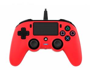 Nacon Compact Wired Controller (Red) PS4