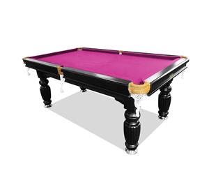 New! 8FT Luxury Pink Felt Slate Pool/ Snooker / Billiard Table