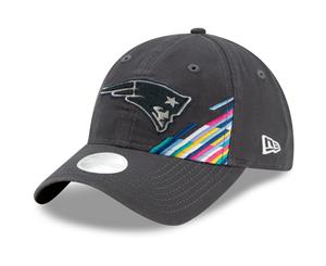 New Era 9Forty Women Cap CRUCIAL CATCH New England Patriots - Charcoal