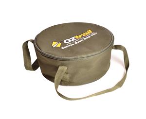 OZtrail Heavy Duty Canvas 2 Quart Campfire Camp Oven Carry Bag Camping Outdoors