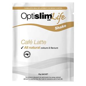 OptiSlim Life Shake Cafe Latte 50g Sachet