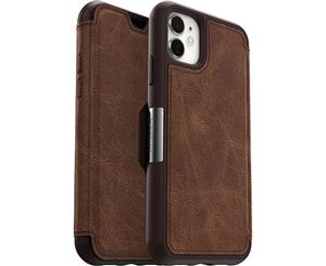 Otterbox Strada Leather Folio Wallet Case For iPhone 11 (6.1") - Espresso