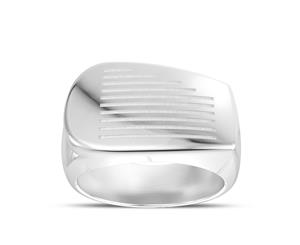 PGA Ring For Men In Sterling Silver Design by BIXLER - Sterling Silver